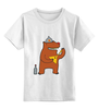 Заказать детскую футболку в Москве. Детская футболка классическая унисекс Русский медведь от Easy-store - готовые дизайны и нанесение принтов.