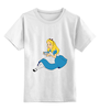 Заказать детскую футболку в Москве. Детская футболка классическая унисекс Алиса от YellowCloverShop - готовые дизайны и нанесение принтов.