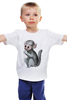 Заказать детскую футболку в Москве. Детская футболка классическая унисекс Фото с обезьянкой от DASH  - готовые дизайны и нанесение принтов.