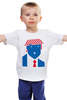 Заказать детскую футболку в Москве. Детская футболка классическая унисекс Дональд Трамп от fanart - готовые дизайны и нанесение принтов.