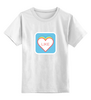 Заказать детскую футболку в Москве. Детская футболка классическая унисекс  like сердце от THE_NISE  - готовые дизайны и нанесение принтов.