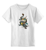 Заказать детскую футболку в Москве. Детская футболка классическая унисекс Китайский дракон от byromul - готовые дизайны и нанесение принтов.