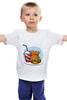 Заказать детскую футболку в Москве. Детская футболка классическая унисекс Фастфуд от YellowCloverShop - готовые дизайны и нанесение принтов.
