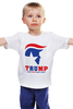 Заказать детскую футболку в Москве. Детская футболка классическая унисекс Трамп (Россия) от mystylez - готовые дизайны и нанесение принтов.