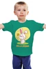 Заказать детскую футболку в Москве. Детская футболка классическая унисекс Привет, весна от skynatural - готовые дизайны и нанесение принтов.