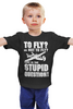 Заказать детскую футболку в Москве. Детская футболка классическая унисекс Летать, или не летать? от Рустам Юсупов - готовые дизайны и нанесение принтов.