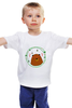 Заказать детскую футболку в Москве. Детская футболка классическая унисекс Mishka от Kerrie Compodoniko - готовые дизайны и нанесение принтов.