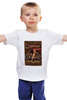 Заказать детскую футболку в Москве. Детская футболка классическая унисекс Мотоциклы, винтажный постер. от lisalisa11@list.ru - готовые дизайны и нанесение принтов.
