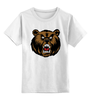 Заказать детскую футболку в Москве. Детская футболка классическая унисекс Медведь от Polilog - готовые дизайны и нанесение принтов.
