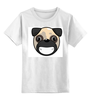 Заказать детскую футболку в Москве. Детская футболка классическая унисекс улыбающаяся собака от sergei1807@yahoo.com - готовые дизайны и нанесение принтов.