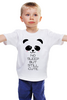 Заказать детскую футболку в Москве. Детская футболка классическая унисекс Панда от icase - готовые дизайны и нанесение принтов.