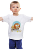 Заказать детскую футболку в Москве. Детская футболка классическая унисекс Львёнок от BeliySlon - готовые дизайны и нанесение принтов.
