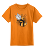Заказать детскую футболку в Москве. Детская футболка классическая унисекс Злая пчелка от ПРИНТЫ ПЕЧАТЬ  - готовые дизайны и нанесение принтов.