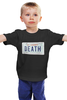 Заказать детскую футболку в Москве. Детская футболка классическая унисекс Death Grips (Government Plates) от Екатерина Бескова - готовые дизайны и нанесение принтов.