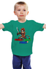 Заказать детскую футболку в Москве. Детская футболка классическая унисекс MONKEY GO HAPPY от robus - готовые дизайны и нанесение принтов.