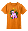 Заказать детскую футболку в Москве. Детская футболка классическая унисекс лошадка от оливия - готовые дизайны и нанесение принтов.