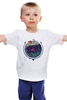 Заказать детскую футболку в Москве. Детская футболка классическая унисекс Волны от printik - готовые дизайны и нанесение принтов.