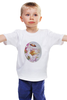 Заказать детскую футболку в Москве. Детская футболка классическая унисекс Пионы и бабочки 2 от etherealmist - готовые дизайны и нанесение принтов.