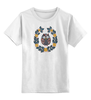 Заказать детскую футболку в Москве. Детская футболка классическая унисекс Сова в цветах от irishkalia - готовые дизайны и нанесение принтов.