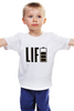 Заказать детскую футболку в Москве. Детская футболка классическая унисекс Life на Зарядке от MariYang  - готовые дизайны и нанесение принтов.