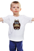 Заказать детскую футболку в Москве. Детская футболка классическая унисекс Тоторо Самурай от totorian - готовые дизайны и нанесение принтов.