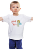 Заказать детскую футболку в Москве. Детская футболка классическая унисекс I Love You от james.r - готовые дизайны и нанесение принтов.
