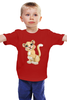 Заказать детскую футболку в Москве. Детская футболка классическая унисекс Львёнок  от ПРИНТЫ ПЕЧАТЬ  - готовые дизайны и нанесение принтов.