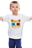Заказать детскую футболку в Москве. Детская футболка классическая унисекс Медведь 3д от fanart - готовые дизайны и нанесение принтов.