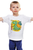 Заказать детскую футболку в Москве. Детская футболка классическая унисекс Динозаврик от T-shirt print  - готовые дизайны и нанесение принтов.