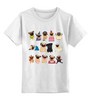 Заказать детскую футболку в Москве. Детская футболка классическая унисекс Мопсы Собаки от MariYang  - готовые дизайны и нанесение принтов.