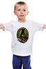 Заказать детскую футболку в Москве. Детская футболка классическая унисекс Динозавр от fanart - готовые дизайны и нанесение принтов.