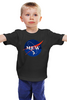 Заказать детскую футболку в Москве. Детская футболка классическая унисекс Космический юмор от T-shirt print  - готовые дизайны и нанесение принтов.