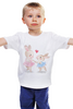 Заказать детскую футболку в Москве. Детская футболка классическая унисекс Зайки дружат от printeriumstore@gmail.com - готовые дизайны и нанесение принтов.