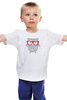Заказать детскую футболку в Москве. Детская футболка классическая унисекс Сова-хипстер от byromul - готовые дизайны и нанесение принтов.