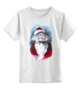 Заказать детскую футболку в Москве. Детская футболка классическая унисекс Funny Santa от syntheticcyborg - готовые дизайны и нанесение принтов.