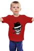 Заказать детскую футболку в Москве. Детская футболка классическая унисекс Череп с сигарой от denis01001 - готовые дизайны и нанесение принтов.