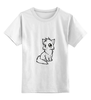 Заказать детскую футболку в Москве. Детская футболка классическая унисекс Милый кот от denis01001 - готовые дизайны и нанесение принтов.