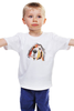 Заказать детскую футболку в Москве. Детская футболка классическая унисекс Футболка С Собачкой от tako - готовые дизайны и нанесение принтов.