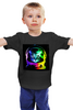 Заказать детскую футболку в Москве. Детская футболка классическая унисекс Кот космонавт от THE_NISE  - готовые дизайны и нанесение принтов.