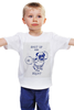 Заказать детскую футболку в Москве. Детская футболка классическая унисекс Спортивный мопс от PUGGYSHOP - готовые дизайны и нанесение принтов.