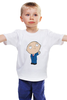 Заказать детскую футболку в Москве. Детская футболка классическая унисекс     Стьюи от Nalivaev - готовые дизайны и нанесение принтов.
