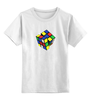 Заказать детскую футболку в Москве. Детская футболка классическая унисекс кубик рубика от Mari_M - готовые дизайны и нанесение принтов.
