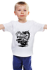 Заказать детскую футболку в Москве. Детская футболка классическая унисекс Конь в автомобиле от Andrew Zaycev - готовые дизайны и нанесение принтов.