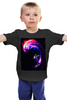 Заказать детскую футболку в Москве. Детская футболка классическая унисекс Космонавт  от THE_NISE  - готовые дизайны и нанесение принтов.