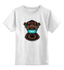 Заказать детскую футболку в Москве. Детская футболка классическая унисекс  Шимпанзе в маске от Stil na yarkosti - готовые дизайны и нанесение принтов.