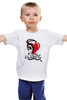 Заказать детскую футболку в Москве. Детская футболка классическая унисекс Сердце в наушниках  от T-shirt print  - готовые дизайны и нанесение принтов.