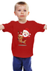 Заказать детскую футболку в Москве. Детская футболка классическая унисекс Новогодняя от ПРИНТЫ ПЕЧАТЬ  - готовые дизайны и нанесение принтов.