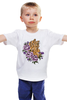 Заказать детскую футболку в Москве. Детская футболка классическая унисекс Рыжий Кот от Shamanice - готовые дизайны и нанесение принтов.