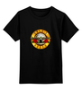 Заказать детскую футболку в Москве. Детская футболка классическая унисекс Gun's N' Roses от Fedor - готовые дизайны и нанесение принтов.