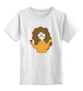 Заказать детскую футболку в Москве. Детская футболка классическая унисекс Девочка с кофе от Anastasia  - готовые дизайны и нанесение принтов.